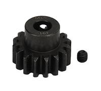 OKJHFD Stahlmotorzahnräder Ritzel RC-Automotorzahnrad M1.5 8 mm Innenloch Stahl-RC-Ritzel mit M5-Stellschraube für 1/5-Modellfahrzeug (16T)