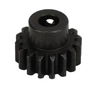 OKJHFD Stahlmotorzahnräder Ritzel RC-Automotorzahnrad M1.5 8 mm Innenloch Stahl-RC-Ritzel mit M5-Stellschraube für 1/5-Modellfahrzeug (17t)