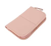 OKJHFD Stand Up Makeup Brush Holder Bag Water Resistant PU Leather 20 Pockets Folding Travel Cosmetic Brushes Case Folding Makeup Brush Bag.