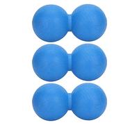 OKJHFD Yoga massage ball set, muscle relaxation, fitness, pain relief, neck, foot, hand joints, portable silicone (Blue)