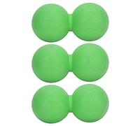 OKJHFD Yoga massage ball set, muscle relaxation, fitness, pain relief, neck, foot, hand joints, portable silicone (Green)