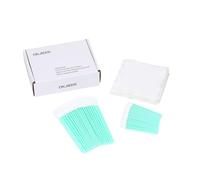 OKJIEER Kit di pulizia per scanner e stampanti con panni per la pulizia senza pelucchi da 10,2 x 10,2 cm e tamponi di pulizia in poliestere per camera bianca