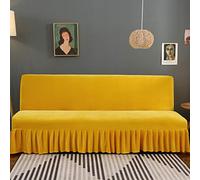 OKJK Copridivano Senza Braccioli, Fodere Antisporco Elastiche Addensate in Peluche, Copridivani Elastica Universale, per Protezione Divano da Salotto (7,180-200CM)