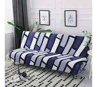 OKJK Copridivano Senza Braccioli, Impermeabile Universale Elasticizzato, Fodera per Divano Letto Senza Braccioli, Copridivani Pieghevole Senza Braccioli, per Home Hotel (Color 4,160-190cm)