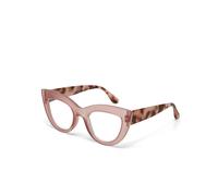 OKKIA Occhiale da Lettura Mod. Claudia Premontato Gatto Soft Touch Pink Havana Diottrie 2.00