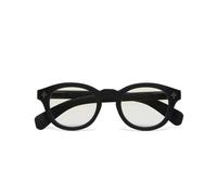 OKKIA Occhiale da Lettura Mod. Nashville Premontato Soft Touch-Spring Anti Luce Blu Nero Diottrie 1.50