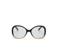 OKKIA Occhiale da Lettura Mod. Verona Premontato Butterfly Soft Touch-Spring Anti Luce Blu Rosa Nero Diottrie 1.00