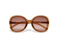 OKKIA Occhiale da Sole Premontato Butterfly Mod. Anna Trasparente Brown