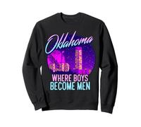 Oklahoma, Dove, Ragazzi, Diventare, Uomini, Orizzonte Felpa