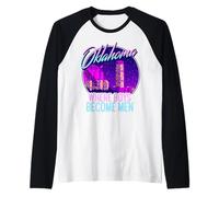 Oklahoma, Dove, Ragazzi, Diventare, Uomini, Orizzonte Maglia con Maniche Raglan