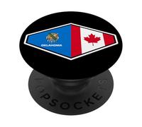 Oklahoma e Canada Uniti nelle Radici PopSockets PopGrip Adesivo