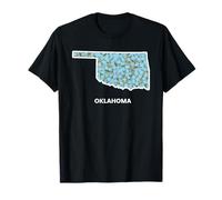Oklahoma Forget Me Not Flower Floral State Maglietta