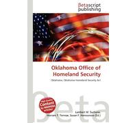 Oklahoma Office of Homeland Security: Oklahoma, Oklahoma Homeland Security Act