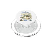 Oklahoma, OK USA, Mappe, Icone PopSockets PopGrip per MagSafe
