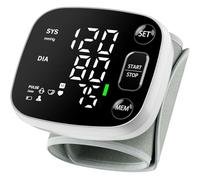 Oklar Blood Pressure Monitors for Home Use Rechargeable Wrist Digital BP Machine Cuff with LED Backlit Display, Voice Broadcast, 240 Memory Storage for 2 Users with Carrying Case