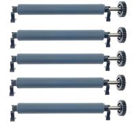 OKLILI Kit rullo piastra di trasferimento con boccole per cuscinetti compatibile con stampante termica per codici a barre Zebra ZD220 ZD230 ZD888 (5Kits ZD220T ZD230T ZD888T P1080383-703)