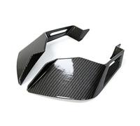 OKLLAL Alette Moto per Kawasaki Ninja 650 2017-2026 Ala Fissa Aerodinamiche Winglets Spoiler ABS Nero Opaco Lucido Carbonio Facile Montaggio Senza Foratura Tuning, Carbon Fiber Texture