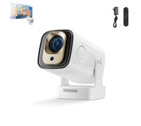 Oklumi 4k Projector, 2025 Upgrade Oklumi Projector, Mini Portable Projector with Wifi 6 and Bluetooth Bt 5.4, Auto Keystone 180° Display for Home Theater