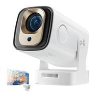 Oklumi Projector, 2025 Upgrade Oklumi 4K Projector, Auto Keystone, 180° Adjustable, WiFi 6 & Bluetooth 5.4, Smart Focus, HD, for Home Theater & Outdoor Use, Easy Setup (1pcs)