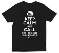 OKMN76huc KEMENG Keep Calm And Call The IT Crowd Maurice Moss The IT Crowd TV Show Gift T-Shirt Black M