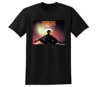 OKMN76huc Pharoah Sanders T Shirt Karma Vinyl CD Cover Tee Black S