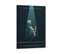 OKMNJU Poster decorativo da parete con il cantante James Hetfield, stampa artistica su tela, poster decorativo moderno per camera da letto, per camera da letto, 50 x 75 cm