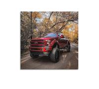 OKNGB Poster con pick-up pesante F-350, super resistente, su tela, decorativo, decorativo, per camera da letto, per camera da letto, 70 x 70 cm