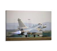 OKNGB Poster decorativo da parete su tela, motivo: caccia di quinta generazione, J-10C, motivo drago vigoroso, poster decorativo moderno per camera da letto, 50 x 75 cm