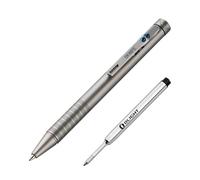 OKNIFE B1 Ti - Penna in titanio con clip 2 in 1, penna a sfera con clip, leggera EDC con 2 ricariche, ideale per ufficio, lavoro, scrittura