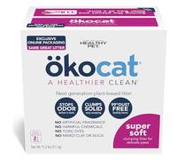 OKOCAT - Lettiera super morbida in legno naturale per zampe delicate, 5,1 kg, media, rosa