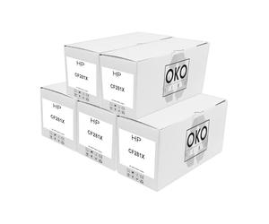 OKOLine 5X CF281X 81X - Toner compatibile con HP LaserJet Enterprise M630, M605, M606