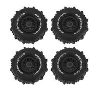 OKOVO 4 Pezzi 1/7 RC Ruote e Pneumatici RC Auto Off Road All Terrain Cerchi Pneumatici RC Ruote per Auto Sostituzione per UDR Short Course Truck