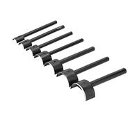 OKOVO 7 pz Punzone per Pelle Forma Semicircolare Bordi Incisi Taglierine Pratiche per Abbellire le Estremità della Cintura