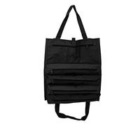 OKOVO Borsa per rotoli per utensili 600D Oxford in stoffa da usura Multi tasche portatili per rotoli per utensili portatili (Nero)