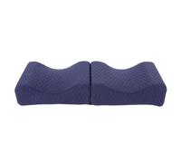 OKOVO Cuscino per ginocchio in memory foam morbido cuscino ergonomico curvo tra il cuscino per le gambe per traversine laterali