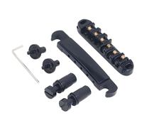 OKOVO Guitar Roller Saddle Bridge Bridge Bridge Regolable Brass Roller Saddle and Tailpiece Electric Guitars LP SG Curved Design Construction