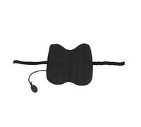 OKOVO Lumbar Support Pillow Breathable Mesh Non Slip Adjustable Strap Lower Back Support Cushion for Office Chair with Pump