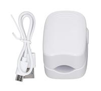 OKOVO Mini UV LED Nail Lamp White Portable USB Type-C Nail Dryer for Travel Manicure and Manicure DIY Nail Art Home Salon 18W Quicky-Dry UV LED Light for Gel Nail Polish Poly Gel