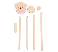 OKOVO Porta del culla mobile per bambini in legno e regolazione flessibile per roba neutra di genere in legno