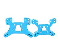 OKOVO Shock Tower Board Set FINE Workmanship Replacement Front Rear Accessories Fit WLTOYS 144001 1/14 RC Car (Blue)