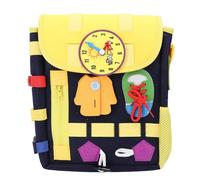 OKOVO Zaino per bambini fibbie in feltro per attività educative di apprendimento Zaino sensoriale Borsa di grande capacità