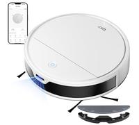 OKP K5 Ultra Robot Aspirapolvere e Lavapavimenti 5500Pa, Evitamento ostacoli PSD a 190°,170 Min, WiFi/APP/Alexa, Rilevamento Tappeti, Autocarica, Adatto per peli di animali e pavimenti duri, Bianco