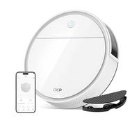 OKP K5P Robot Aspirapolvere, 5000Pa, 180 Minuti, WiFi/App, Design Sottile, Auto-Ricarica, Silenzioso, Perfetto per Pavimenti Duri, Peli di Animali