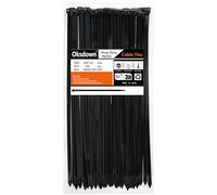 Oksdown Bianco Fascette Plastica per Cavi Stringicavo 100 Pezzi 7,6mm x 350mm Nylon Fascette Elettricista per Gestione dei Cavi Elettrici Giardinaggio