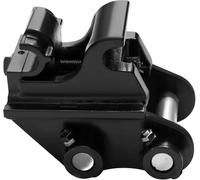 OKSTENCK Connettore a gancio a cambio rapido per mini escavatore, adatto per la maggior parte dei piccoli escavatori di peso pari o inferiore a 3 tonnellate, con una portata di 90 mm e un passo di 25