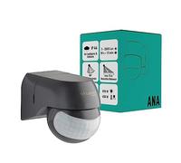 Oktaplex Ana sensore di movimento esterno antracite 12 m orientabile