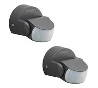 Oktaplex Bea set da 2 sensori di movimento per esterni antracite 12 m IP65