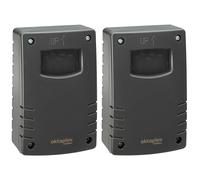 Oktaplex Bela - Set di 2 interruttori crepuscolari esterni, con timer di spegnimento, IP65, 230 V, colore antracite, sensore crepuscolare regolabile