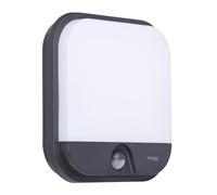 Oktaplex Cera lampada da esterno con sensore di movimento IP54 applique da esterno 3000 K bianco caldo 1850 lm LED luce esterna antracite 19,5 W 230 V