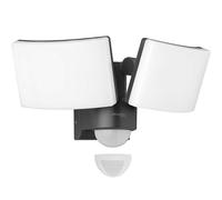 Oktaplex Faretto con sensore di movimento LED 40 W 230 V luce calda 3000K lampada da parete Cali Dos IP65 orientabili applique da parete da esterno antracite 3200 lumen